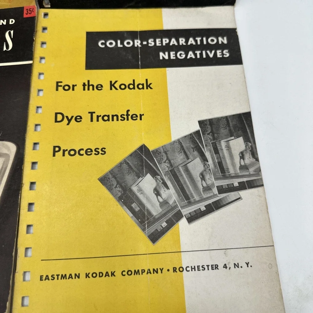 Kodak Photography Data Books. Lot Of 4 Paperback Books. 1949-1956